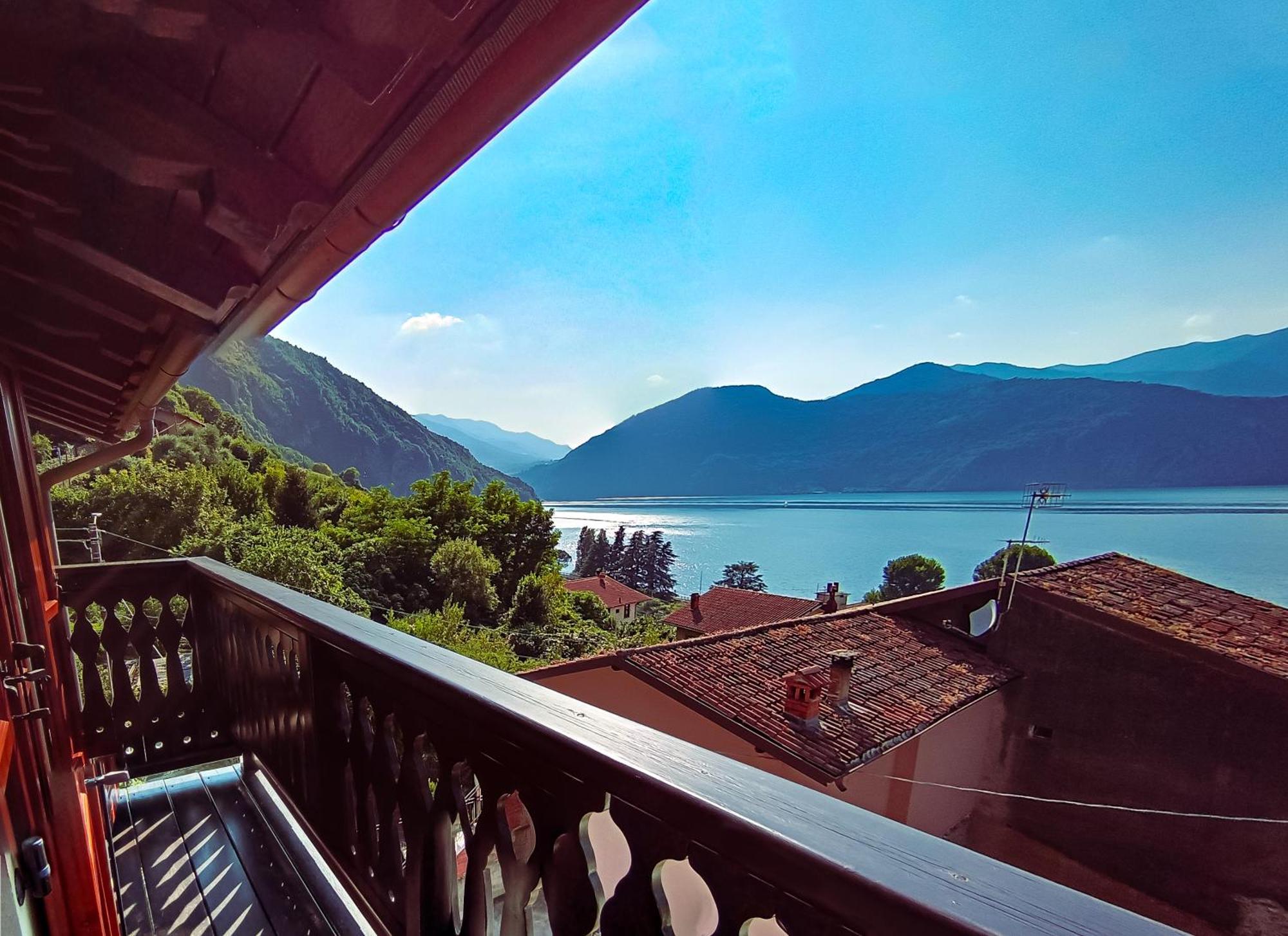 Hotel La Casa Sulla Roccia Pisogne Exterior foto